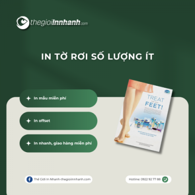 In Tờ Rơi Số Lượng Ít