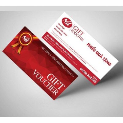 In Phiếu Quà Tặng Số Lượng Ít
