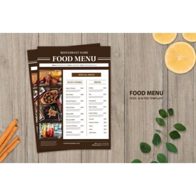 Mẫu Menu - 03