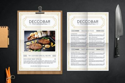 Mẫu Menu - 05