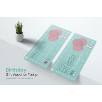 Mẫu Phiếu Quà Tặng - Gift Voucher Sinh Nhật