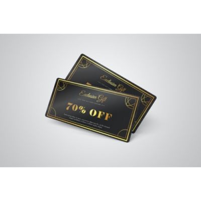 Mẫu Phiếu Quà Tặng - Gift Voucher Sang Trọng