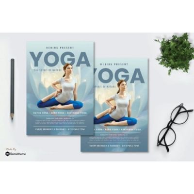 Mẫu Poster Gym & Yoga